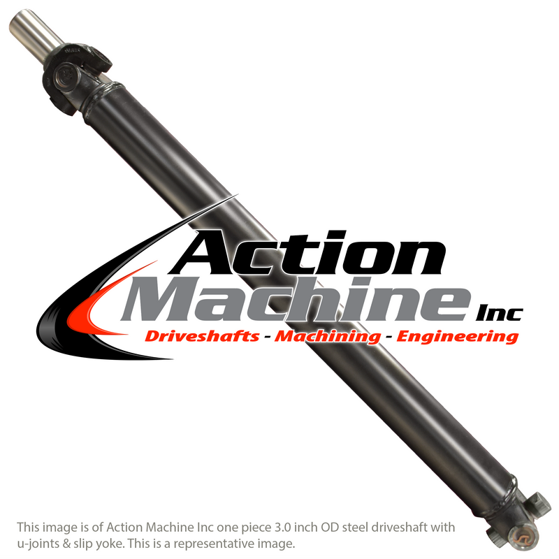 Custom Driveshaft & Slip Yoke - 3" Stl. 3R, GM 36 Spline (Sku: 3S3R-N)