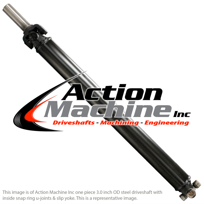Custom Driveshaft & Slip Yoke - 3" Stl. 7260, Chrysler 26 Spline (Sku: 3S7260-A)
