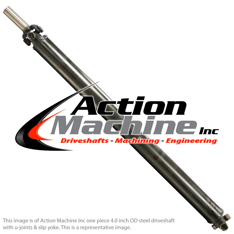 Custom Driveshaft & Slip Yoke - 4" Stl. 3R, GM 32 Spline (Long) (Sku: 4S3R-P(long))