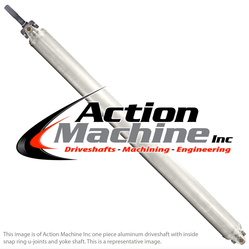 Custom Driveshaft & Yoke Shaft - 5.0" Al. 3R, GM 32 Spline (Sku: 5A3R-O)