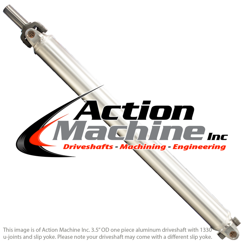 Custom Driveshaft & Slip Yoke - 3.5" Al. 1310, Ford 31 Spline, 1.886" Barrel OD (Sku: 3.5A1310-K)