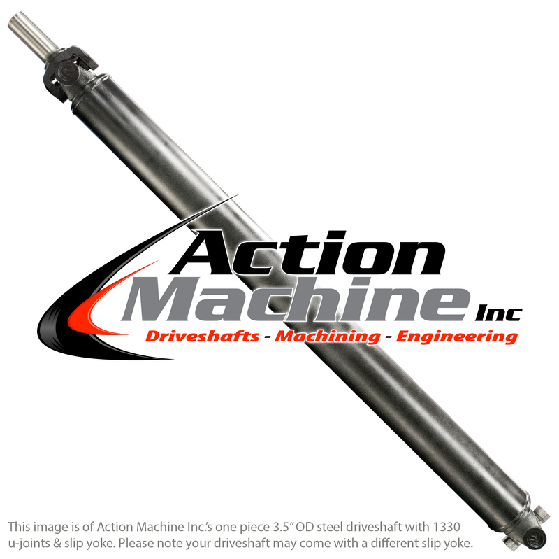 Custom Driveshaft & Slip Yoke - 3.5" Stl. 7260, Chrysler 30 Spline (Sku: 3.5S7260-Eb)