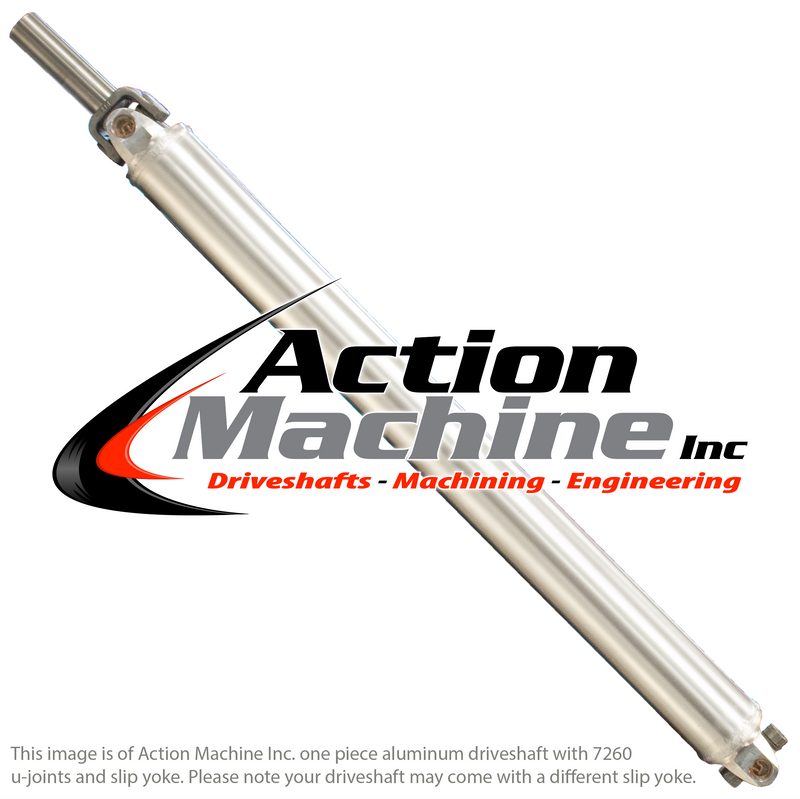 Custom Driveshaft & Slip Yoke - 3.5" Al. 7260, Chrysler 30 Spline (Sku: 3.5A7260-Ea)