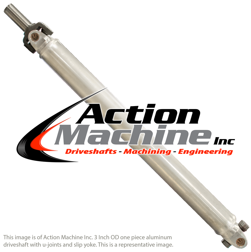 Custom Driveshaft & Slip Yoke - 3" Al. 7260, Chrysler 30 Spline (Sku: 3A7260-Ea)