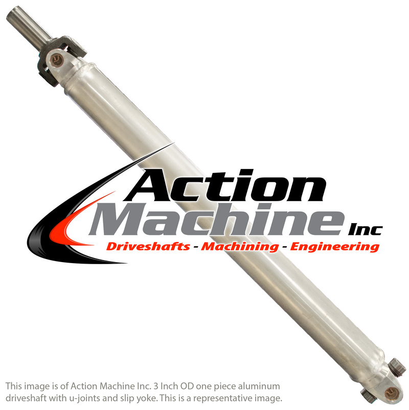 Custom Driveshaft & Slip Yoke -  3" Al. 7260, Chrysler 30 Spline (Sku: 3A7260-Ea)