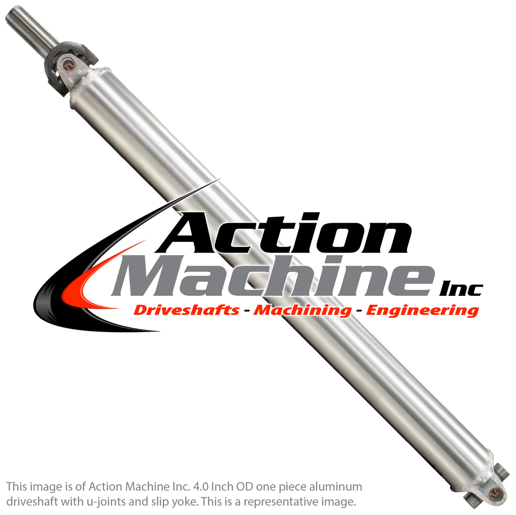 Custom Driveshaft & Slip Yoke - 4" Al. 3R, Ford, 31 Spline, 1.688" Barrel OD (Sku: 4A3R-J)
