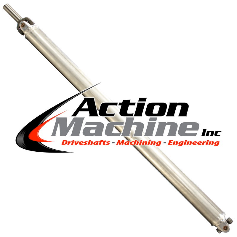 Custom Driveshaft & Slip Yoke - 3.5" Al. 3R, GM 27 Spline (Sku: 3.5A3R-L)