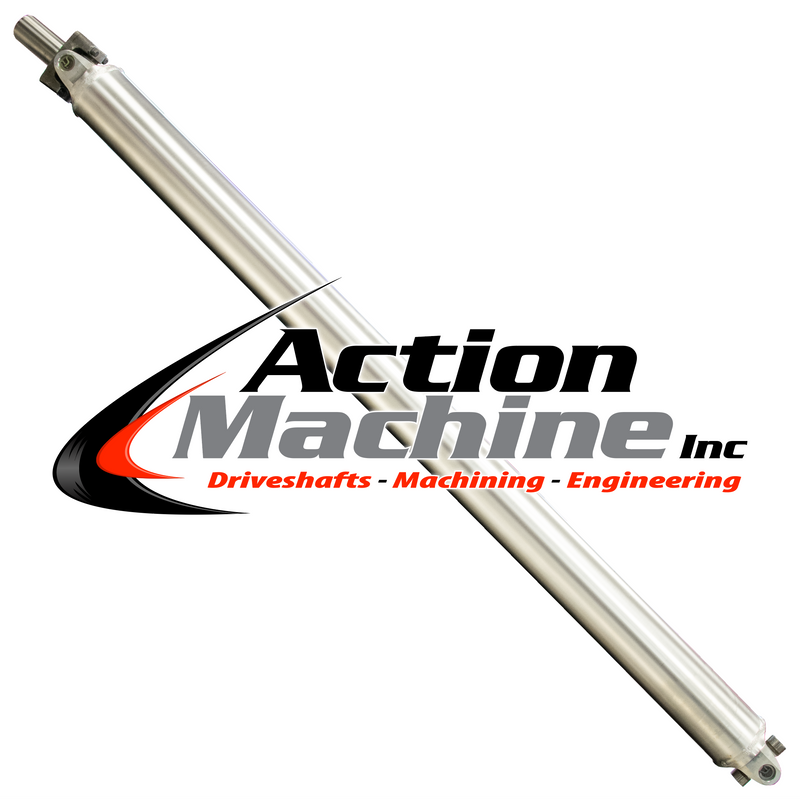 Custom Driveshaft & Slip Yoke - 4" Al. 1330 Ford, GM 32 Spline (Short) (Sku: 4A1330 Ford-P(short))