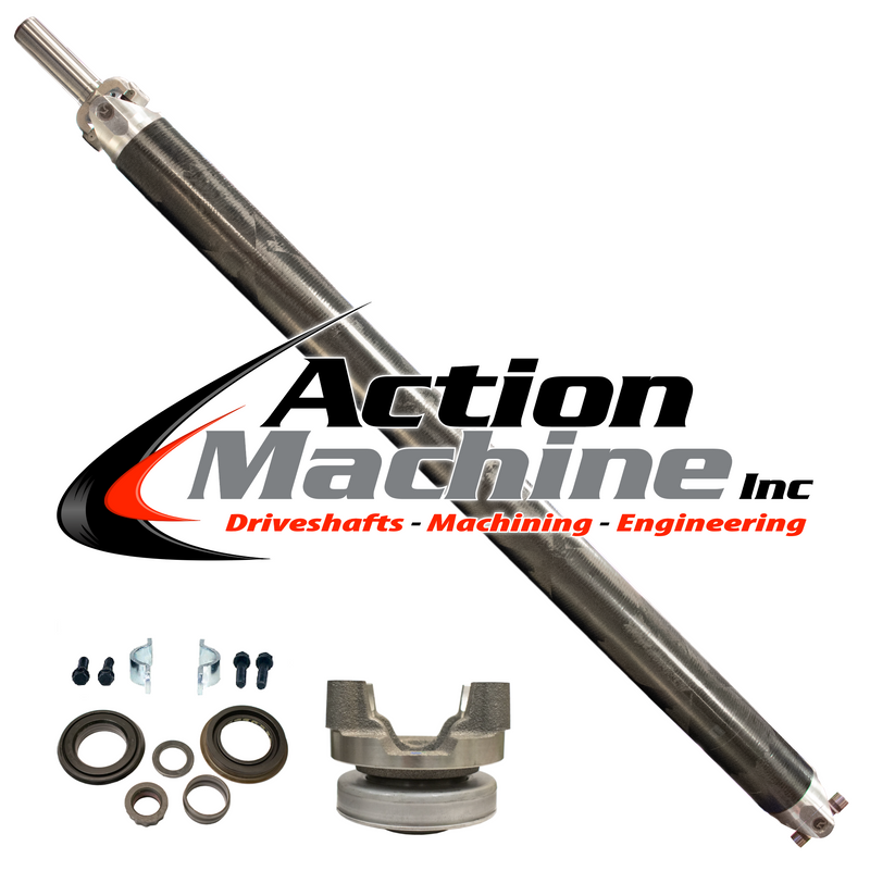 Performance One Piece Driveshaft Kit | Duramax 4WD (2001-2007) | CCLB | Carbon Fiber | 1480 Series | 4" ID