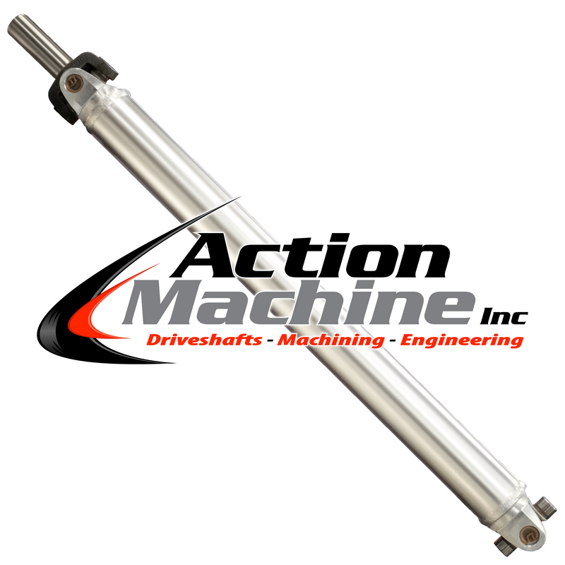 Custom Driveshaft & Slip Yoke - 3" Al. 1330 Ford, Ford 28 Spline, 1.5" Barrel OD (Sku: 3A1330 Ford-F)