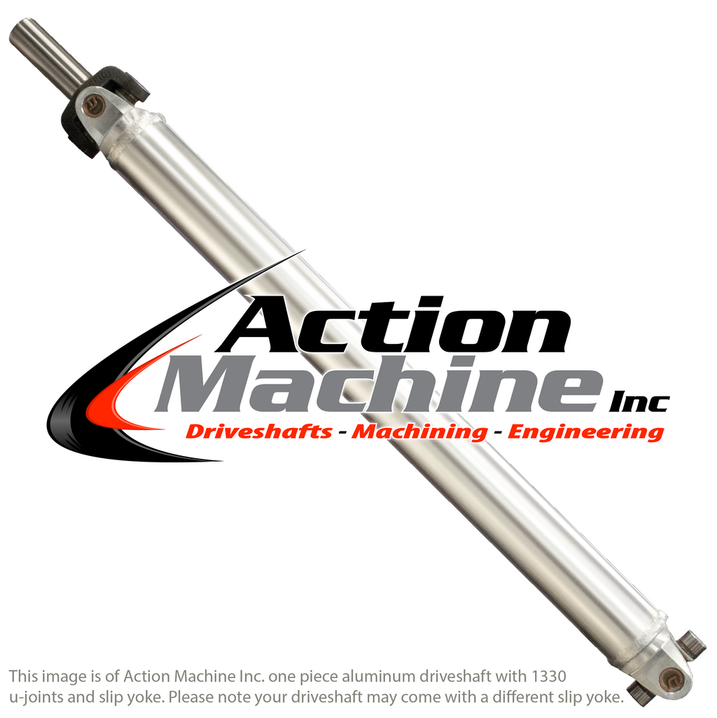 Custom Driveshaft & Slip Yoke - 3" Al. 3R, Ford 28 Spline, 1.6" Barrel OD (Sku: 3A3R-G)