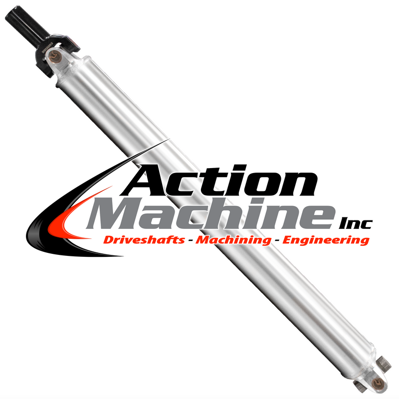 Custom Driveshaft & Slip Yoke - 4" Al. 1350, GM 32 Spline (Short) (Sku: 4A1350-P(short))