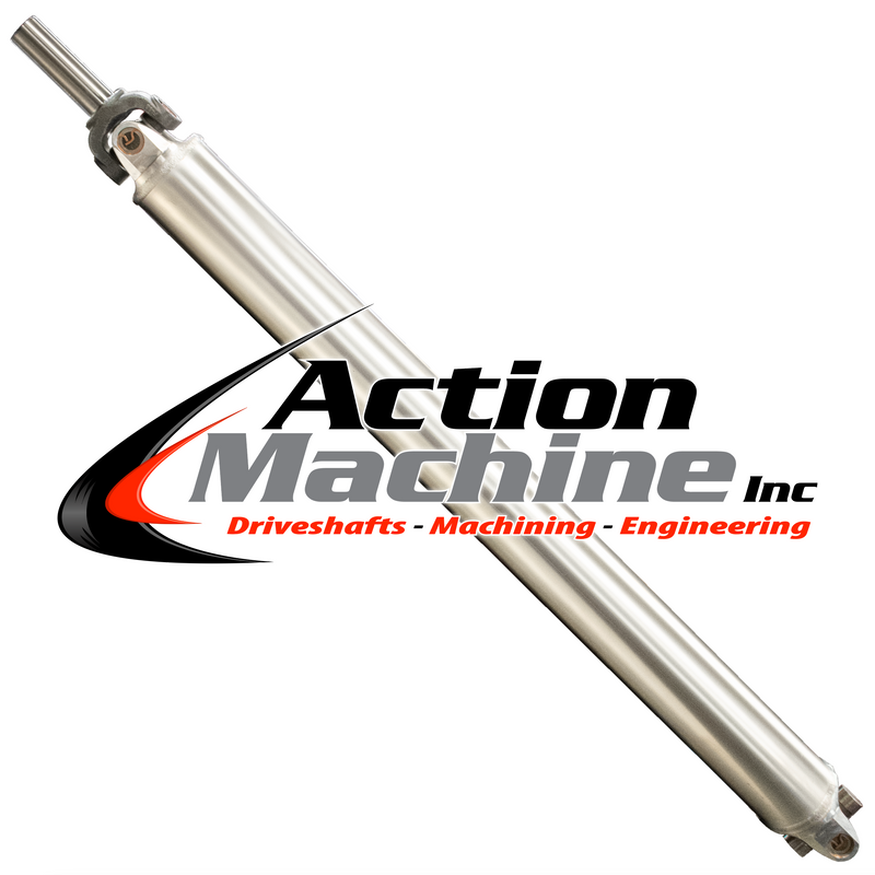 Custom Driveshaft & Slip Yoke - 4" Al. 1350, GM 27 Spline (Sku: 4A1350-L)
