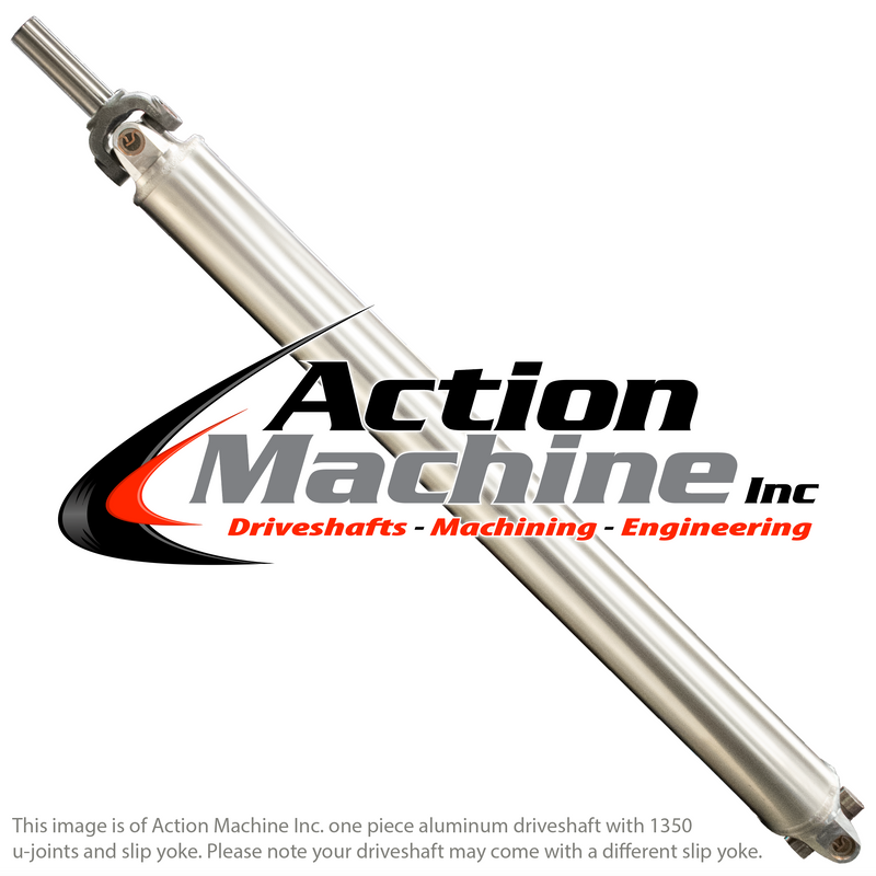 Custom Driveshaft & Slip Yoke - 4" Al. 1350, Ford 28 Spline, 1.5" Barrel OD (Sku: 4A1350-F)