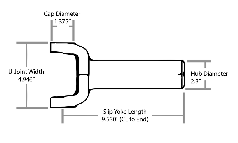 AAM 40046648 Trans Slip Yoke