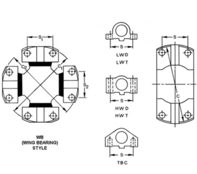 AMI 5-8207XMS U-Joint