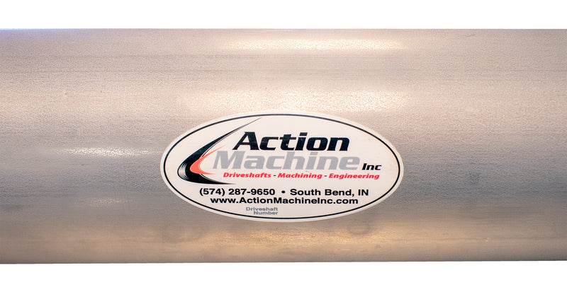 Driveshaft 5 inch Aluminum 1410 U-joints Action Machine Inc