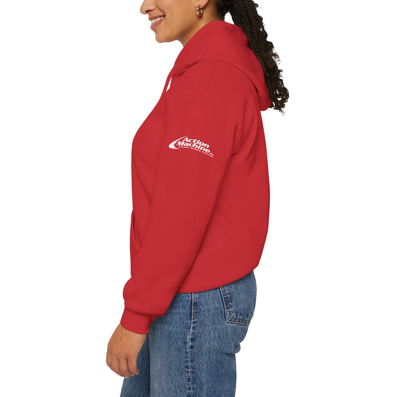 Action Machine Hoodie for Driveshaft Enthusiasts | Sweatshirt | Friend don't let friends drive stock.