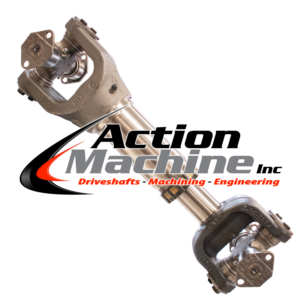 1710SC20F*** FAST SHAFT - Interaxle Driveshaft (Class 8, Semi Truck) - Short Couple, 1710 Series Full Round, 20 Inch
