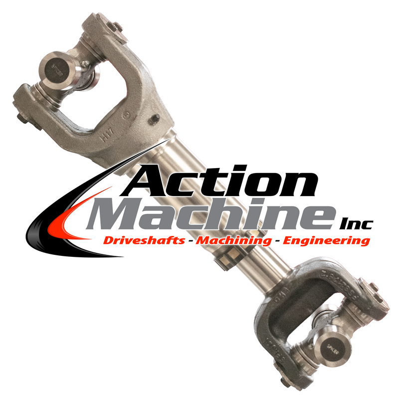1710SC20H*** FAST SHAFT - Interaxle Driveshaft (Class 8, Semi Truck) - Short Couple, 1710 Series Half Round, 20 Inch