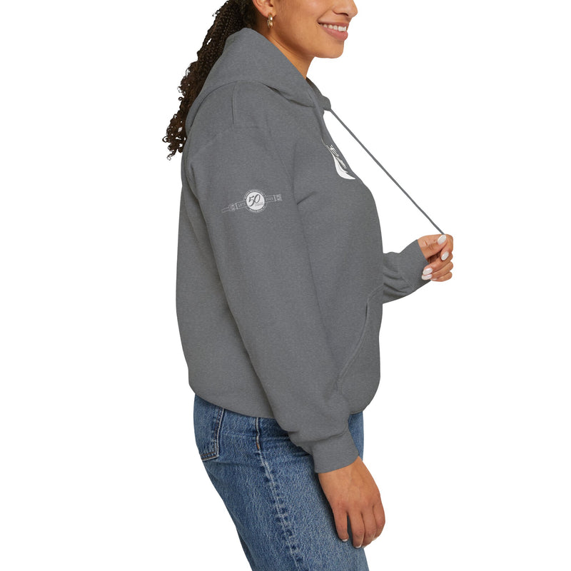 Action Machine Hoodie for Driveshaft Enthusiasts | Sweatshirt | Do not touch the shaft - Decal