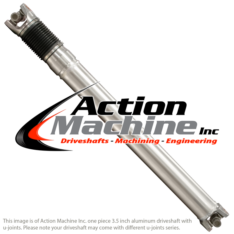 Custom One Piece Driveshaft - 3.5" Aluminum 1330 Slip & Spline