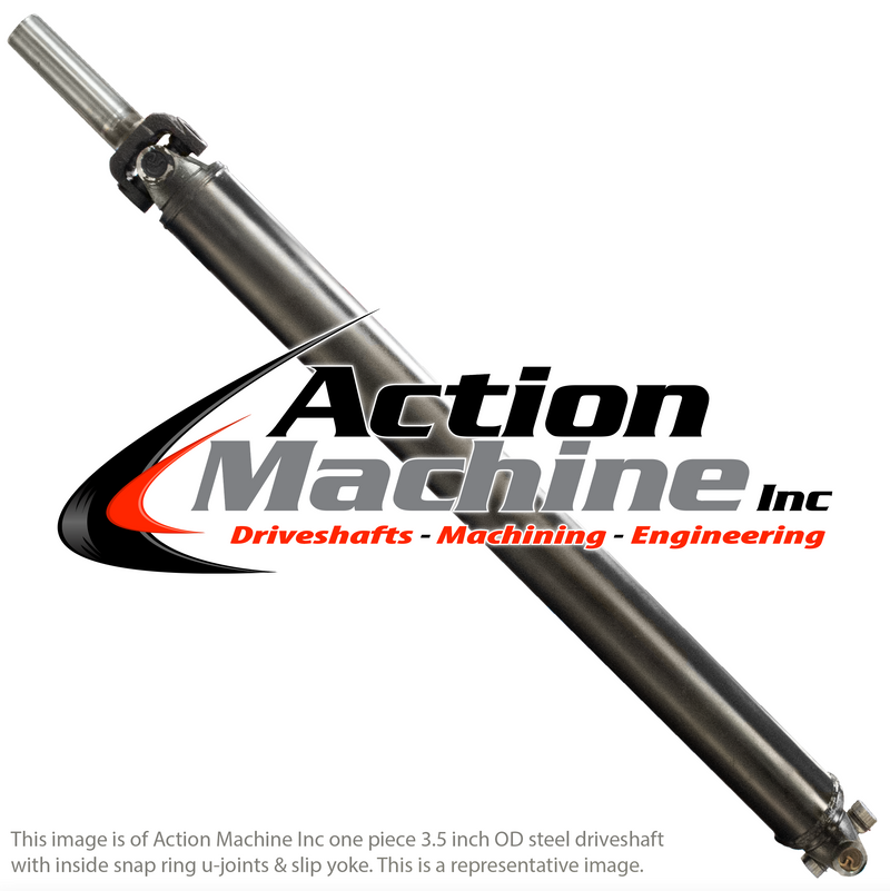 Custom Driveshaft & Slip Yoke - 3.5" Stl. 3R, GM 32 Spline (Short)