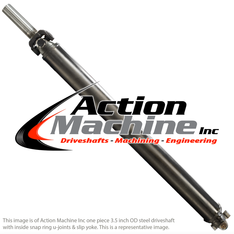 Custom Driveshaft & Slip Yoke - 3.5" Stl. 3R, GM 32 Spline (Long) (Sku: 3.5S3R-P(long))