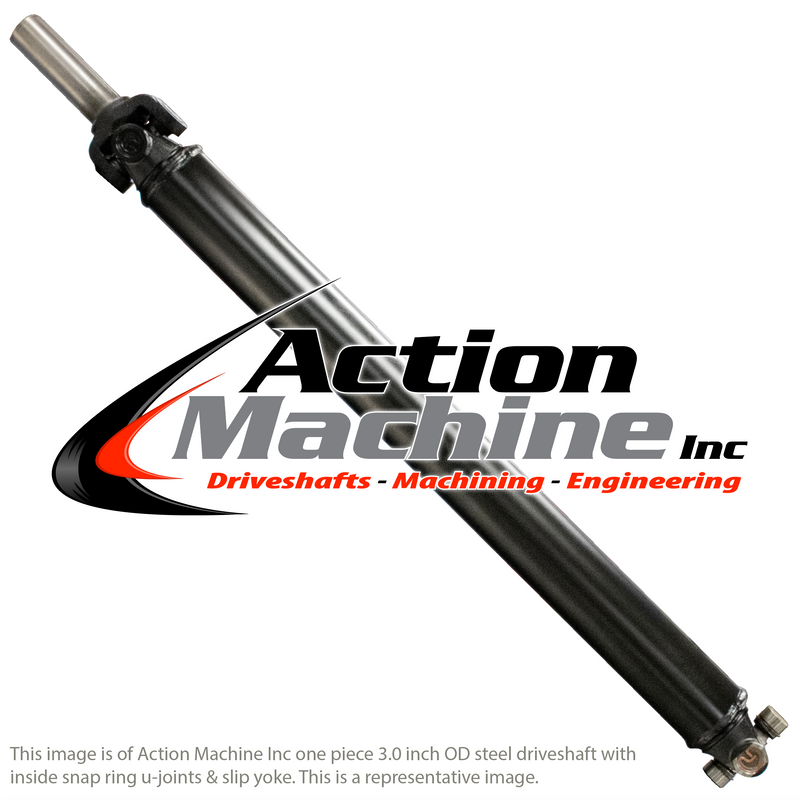 Custom Driveshaft & Slip Yoke - 3" Stl. 3R, GM 32 Spline (Long)