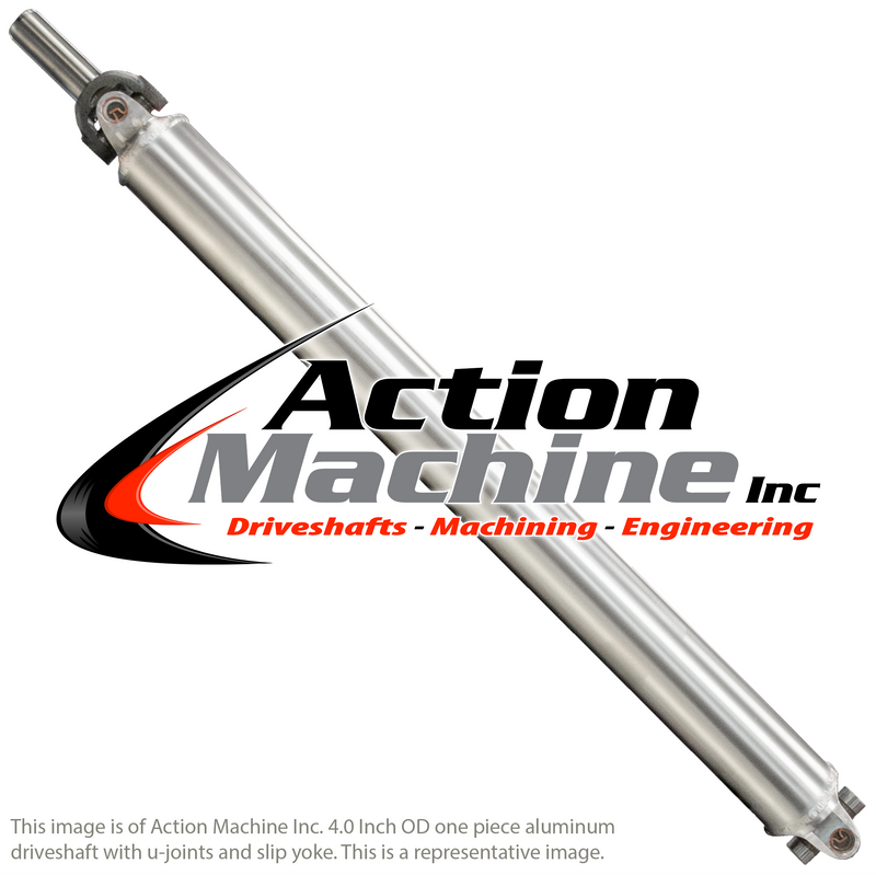 Custom Driveshaft & Slip Yoke - 4" Al. 1410, Ford 34 Spline