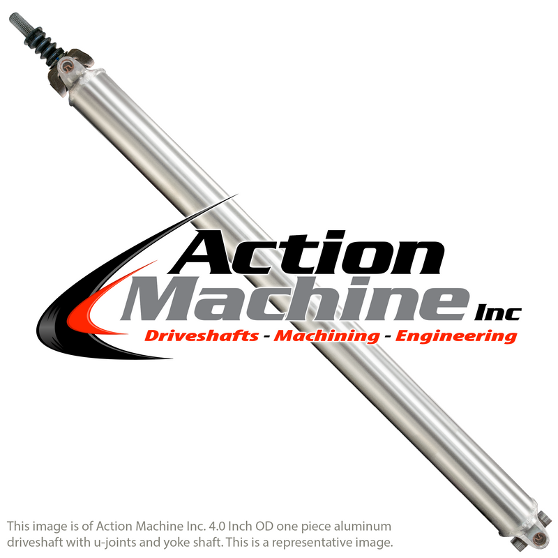 Custom Driveshaft & Yoke Shaft - 4.0" Al. 3R, GM 32 Spline