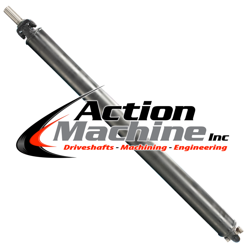Custom Driveshaft & Slip Yoke - 4" Stl. 1330 Ford, GM 27 Spline (Sku: 4S1330 Ford-L)