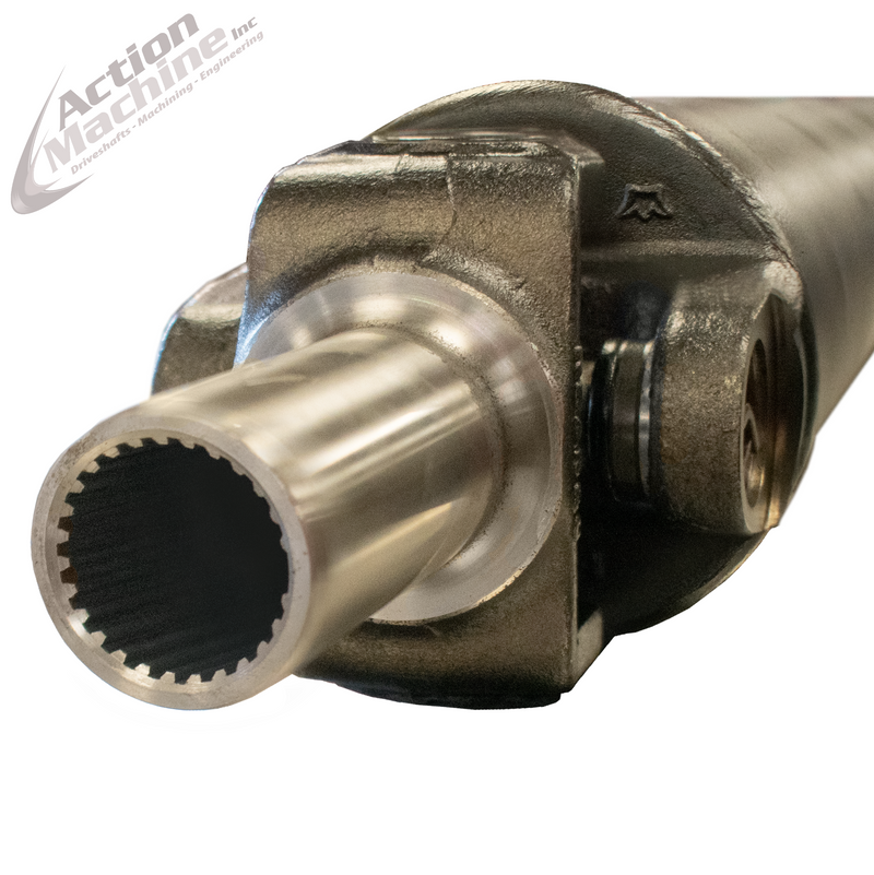 Custom Driveshaft & Slip Yoke - 4" Stl. 1330 Ford, GM 27 Spline (Sku: 4S1330 Ford-L)
