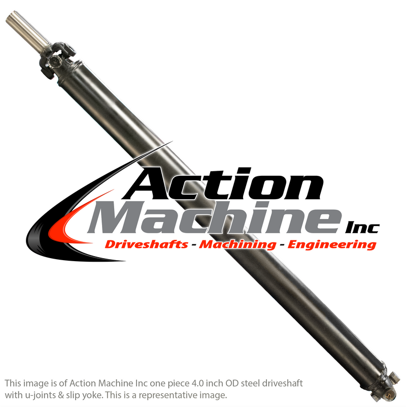 Custom Driveshaft & Slip Yoke - 4" Stl. 1330, Chrysler 30 Spline (Sku: 4S1330-Ea)