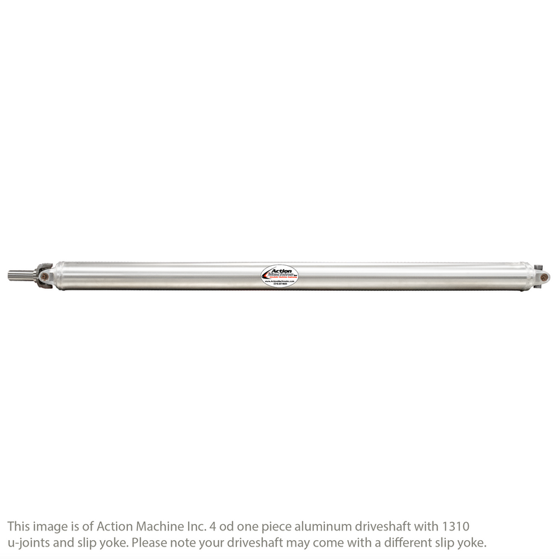 Custom Driveshaft & Slip Yoke - 4" Al. 7260, Tremec TKX, 31 Spline, 1.688" Barrel OD (Sku: 4A7260-S)