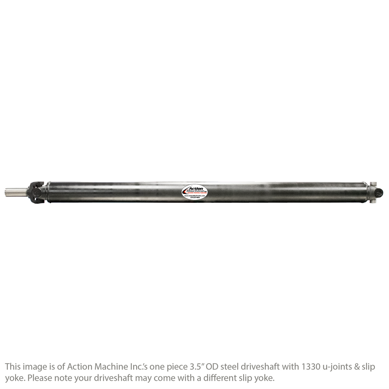 Custom Driveshaft & Slip Yoke - 3.5" Stl. 1330, GM 32 Spline (Long)