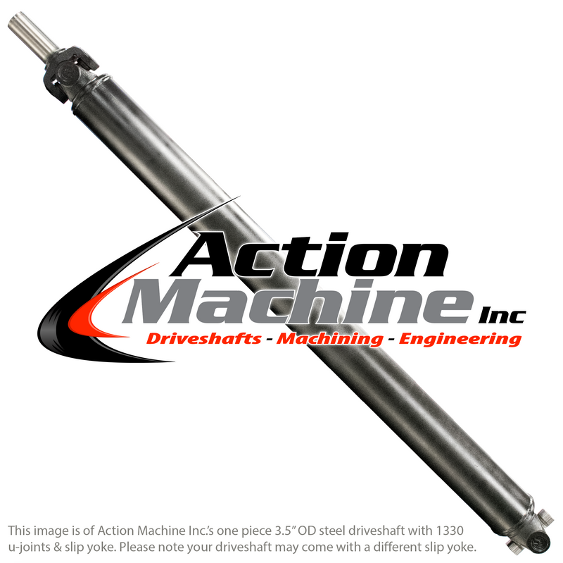 Custom Driveshaft & Slip Yoke - 3.5" Stl. 1330, Ford 25 Spline