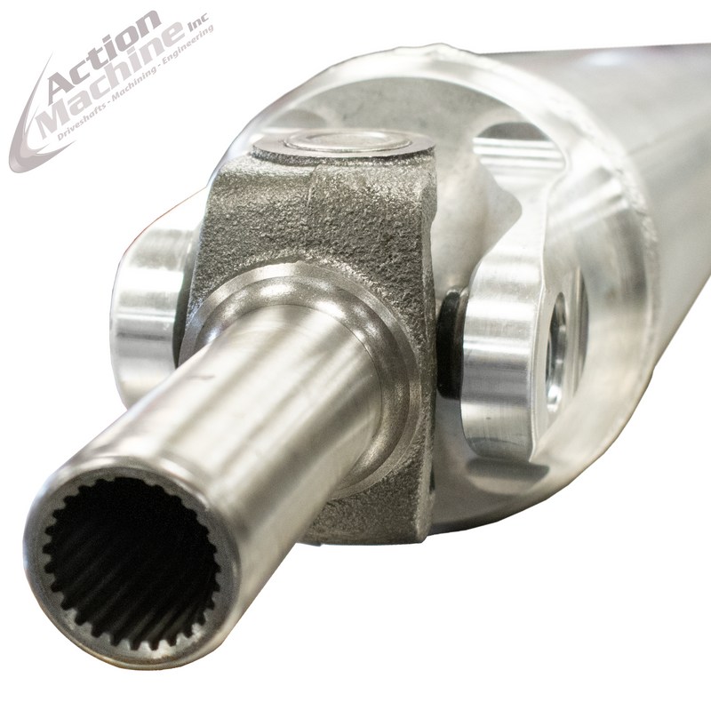 Custom Driveshaft & Slip Yoke - 5" Al. 1330 Ford GM, 27 Spline (Sku: 5A1330 Ford-L)