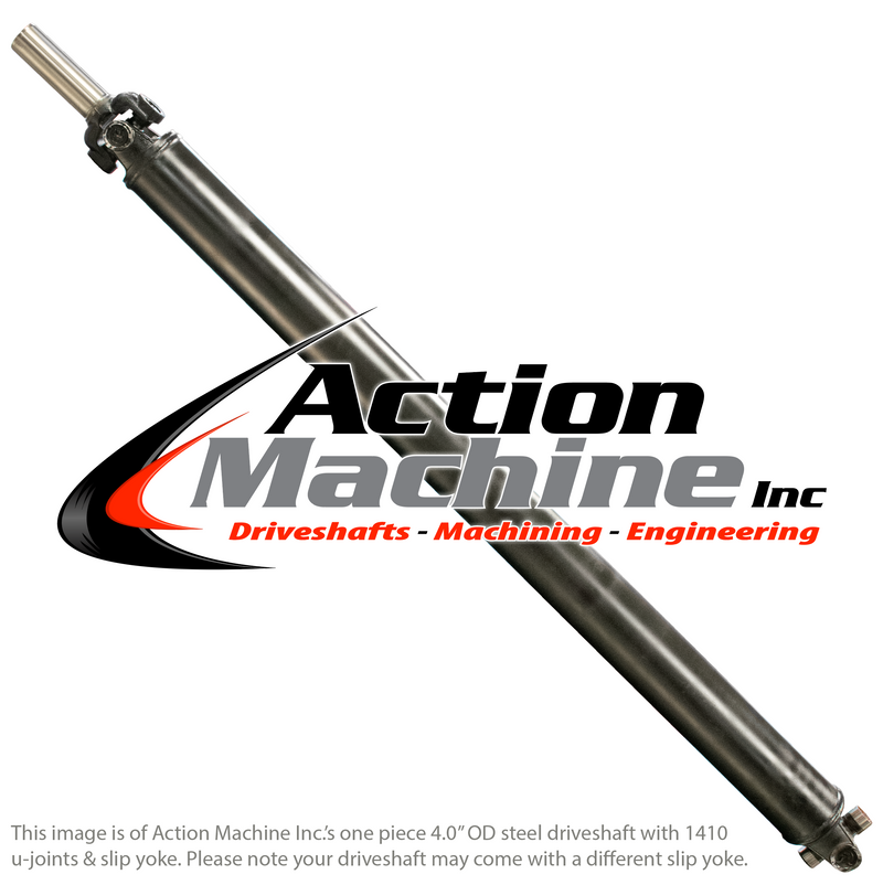 Custom Driveshaft & Slip Yoke - 4" Stl. 1410, GM 36 Spline (Sku: 4S1410-N)