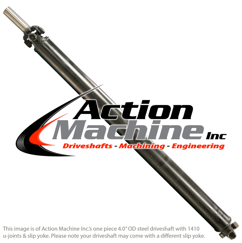 Custom Driveshaft & Slip Yoke - 4" Stl. 1410, GM 36 Spline