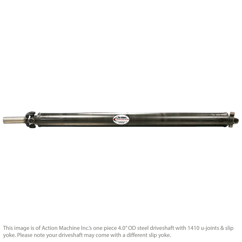 Custom Driveshaft & Slip Yoke - 4" Stl. 1410, GM 31 Spline