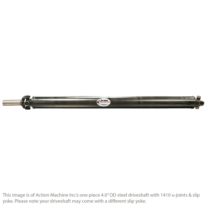 Custom Driveshaft & Slip Yoke - 4" Stl. 1410, GM 36 Spline (Sku: 4S1410-N)