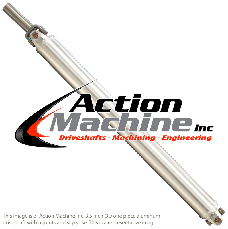 Custom Driveshaft & Slip Yoke - 3.5" Al. 7290, Chrysler 30 Spline