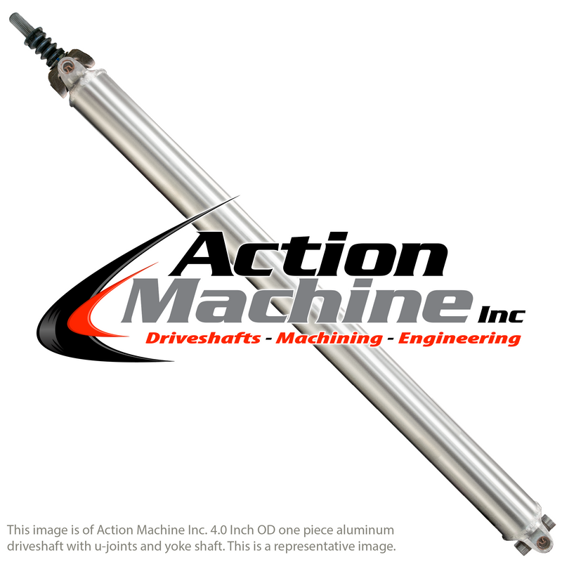 Custom Driveshaft & Yoke Shaft - 4" Al. 1410, GM 32 Spline