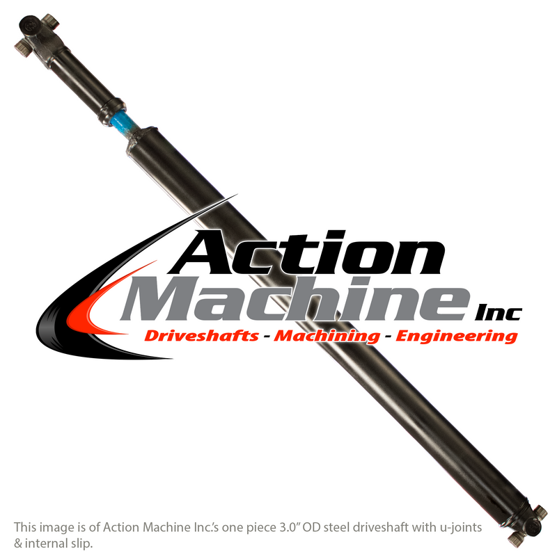 Custom One Piece Driveshaft - 3.0" OD, Steel, 1330 Series