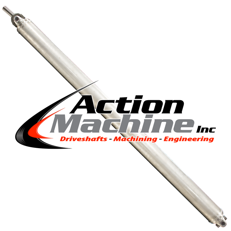 Custom Driveshaft & Slip Yoke - 5" Al. 1350, GM 27 Spline (Sku: 5A1350-L)