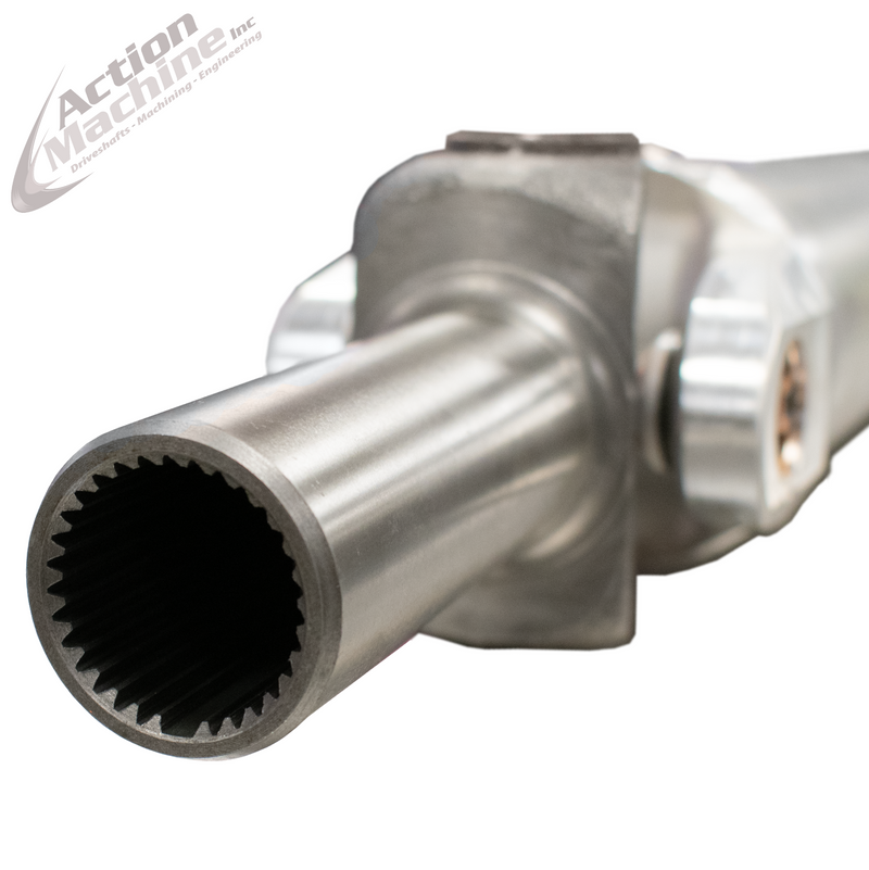 Custom Driveshaft & Slip Yoke - 3.5" Al. 3R, Tremec TKX, 31 Spline, 1.688" Barrel OD (Sku: 3.5A3R-S)