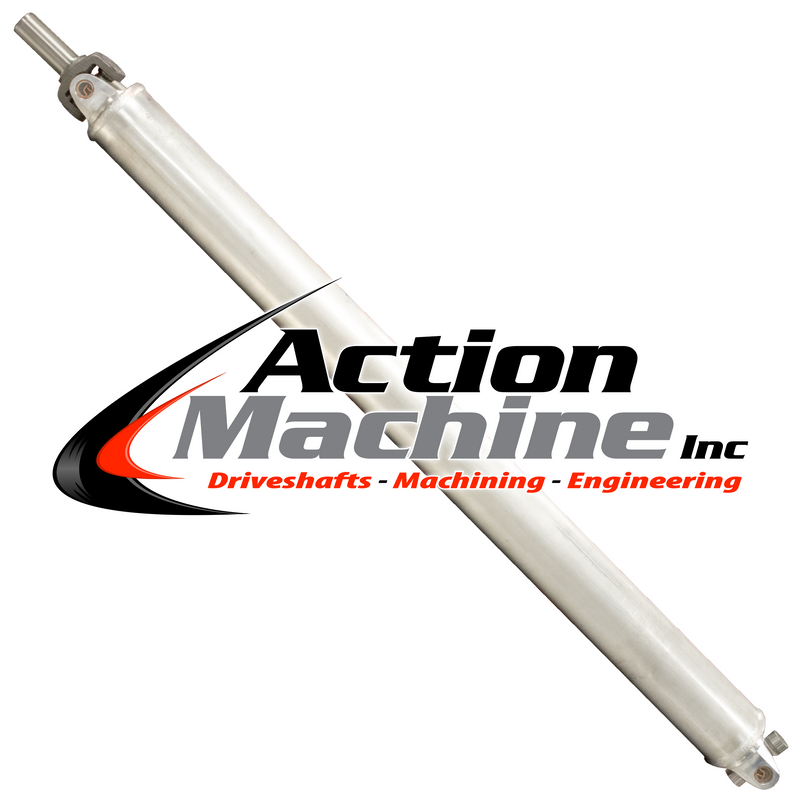 Custom Driveshaft & Slip Yoke - 4" Al. 1330, GM 27 Spline