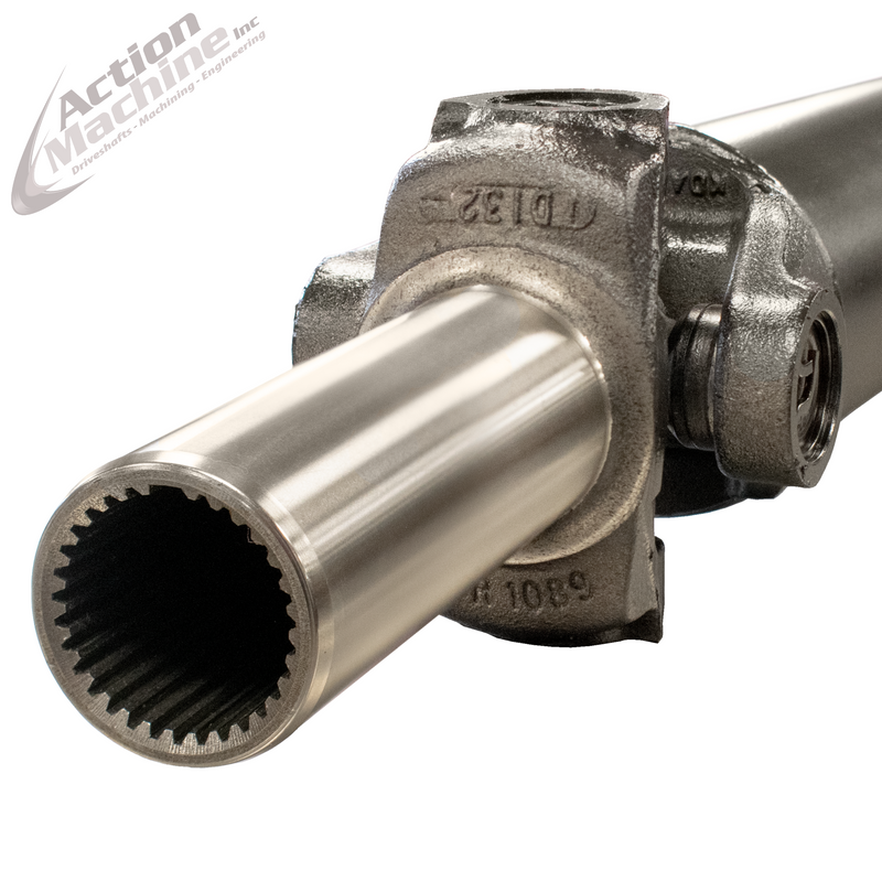 Custom Driveshaft & Slip Yoke - 3" Stl. 7290, Tremec TKX, Spline, 1.688" Barrel OD (Sku: 3S7290-S)