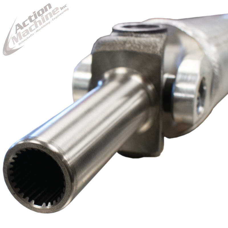 Custom Driveshaft & Slip Yoke - 4" Al. 1350, Ford 28 Spline, 1.6" Barrel OD (Sku: 4A1350-G)